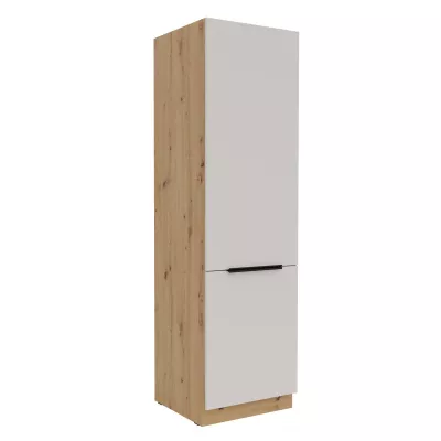 NIOLLA Küchenschrank – Breite 60 cm, Kaschmir/Eiche (handwerklich verarbeitet)
