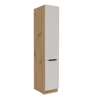 NIOLLA Küchenschrank – Breite 40 cm, Kaschmir/Eiche (handwerklich verarbeitet)