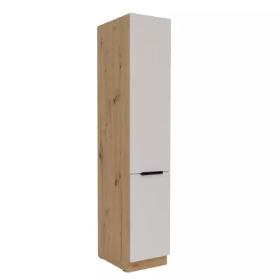NIOLLA Küchenschrank – Breite 40 cm, Kaschmir/Eiche (handwerklich verarbeitet)