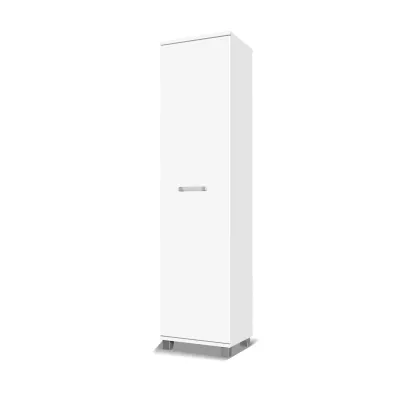 Schmaler Regalschrank 50 cm ANDOVER - weiß
