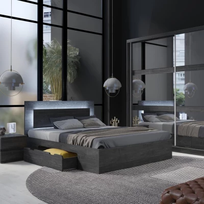 Kommode RIONERO – dunkle Portland-Esche