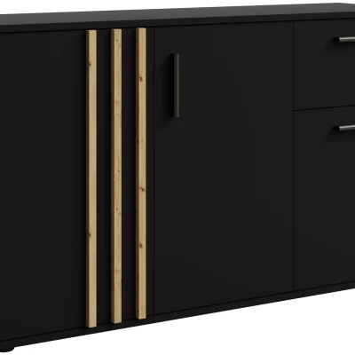 Kombikommode VANADILO 2 - Artisan Eiche / Schwarz