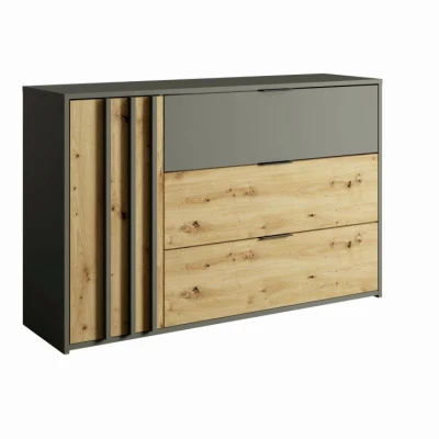 Kombinierte Kommode GUADUAS - Artisan Eiche / Graphit