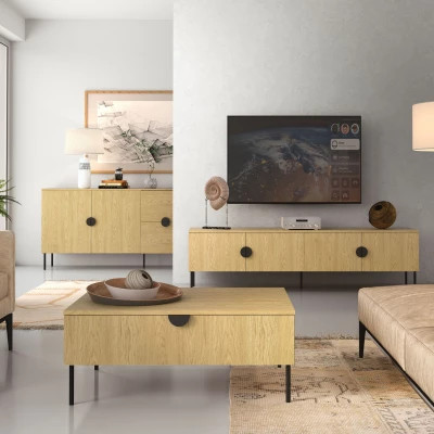 MOSQURA Couchtisch - Baltische Eiche