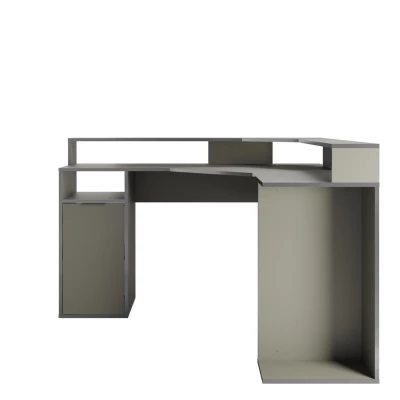 Eck-PC-Schreibtisch CURUMANI - Graphit