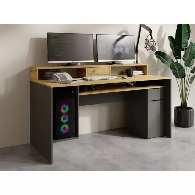MARINILA Computertisch - Graphit