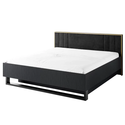 Doppelbett 160x200 MOSQURA - Schwarzgraphit