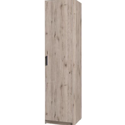 Schmaler Kleiderschrank 45 cm FUNZA 1 - Wellington Eiche