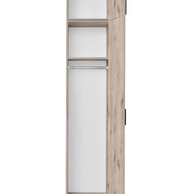 Erweiterung für schmalen Kleiderschrank 45 cm FUNZA 1 - Wellington Eiche