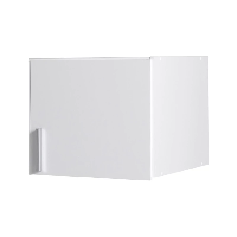 Erweiterung für schmalen Kleiderschrank 45 cm FUNZA 1 - Alpinweiß / Weiß Hochglanz