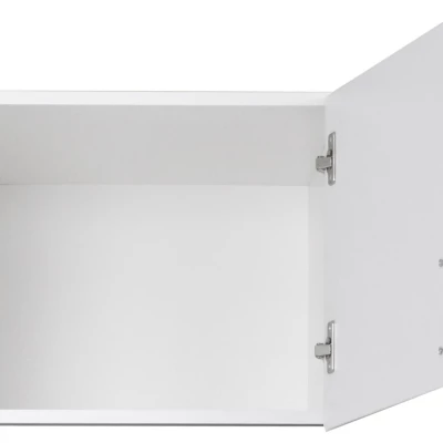 Erweiterung für schmalen Kleiderschrank 45 cm FUNZA 1 - Alpinweiß / Weiß Hochglanz