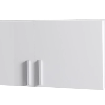 Kleiderschrankerweiterung 92 cm FUNZA 2 - Alpinweiß / Weiß Hochglanz