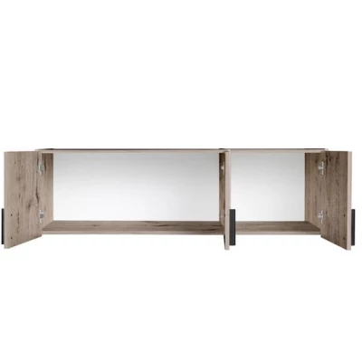 Erweiterung für breiten Kleiderschrank 136 cm FUNZA 4 - Wellington Eiche