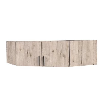 Eckkleiderschrankerweiterung 117 cm FUNZA 5 - Wellington Eiche