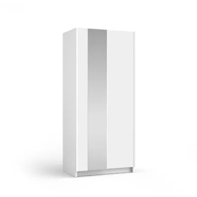 Schmaler Spiegelschrank 80 cm CARTAGO - weiß