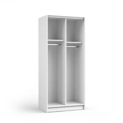 Schmaler Spiegelschrank 80 cm CARTAGO - weiß