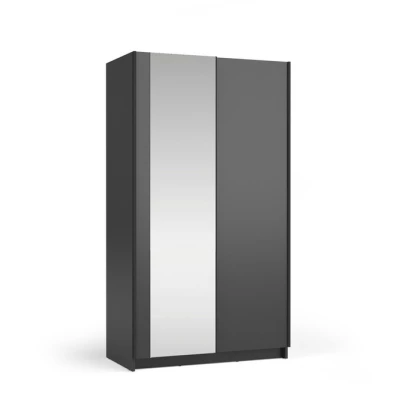 Schmaler Spiegelschrank 100 cm CARTAGO - schwarz