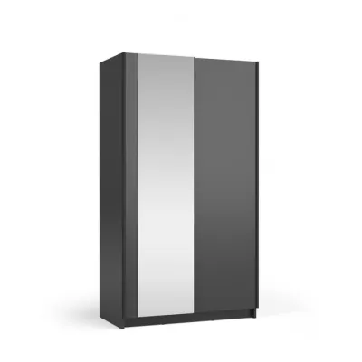 Schmaler Spiegelschrank 100 cm CARTAGO - schwarz