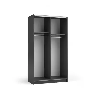 Schmaler Spiegelschrank 100 cm CARTAGO - schwarz