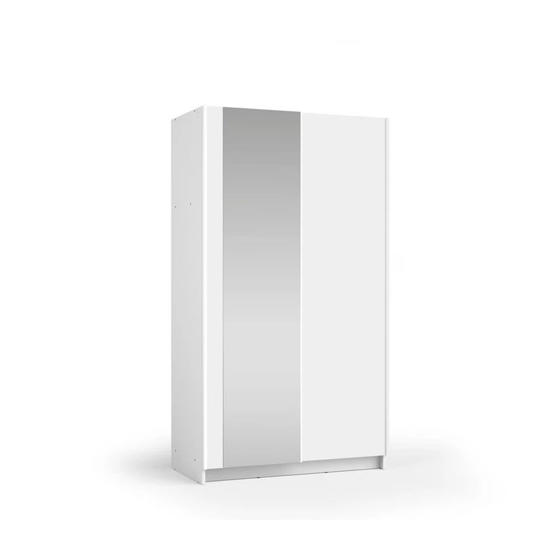 Schmaler Spiegelschrank 100 cm CARTAGO - weiß
