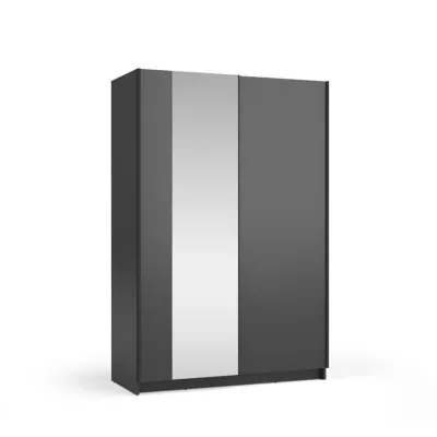 Schmaler Spiegelschrank 120 cm CARTAGO - schwarz