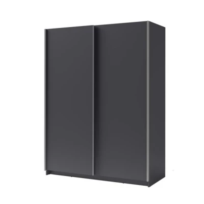 Hoher Kleiderschrank 150 cm LORICA - Graphit