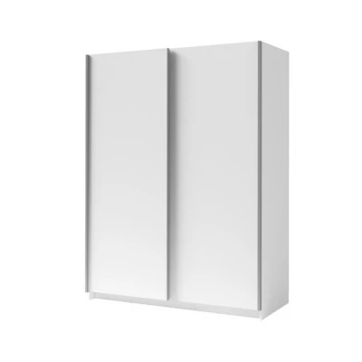 Hoher Kleiderschrank 150 cm LORICA - weiß