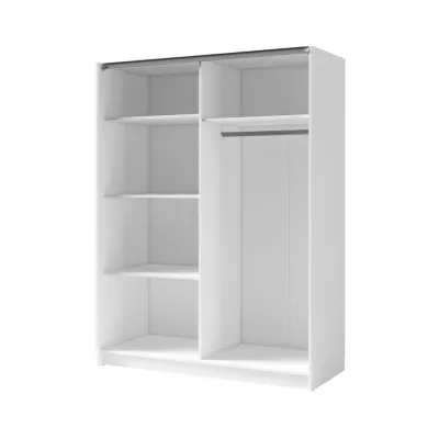 Hoher Kleiderschrank 150 cm LORICA - weiß