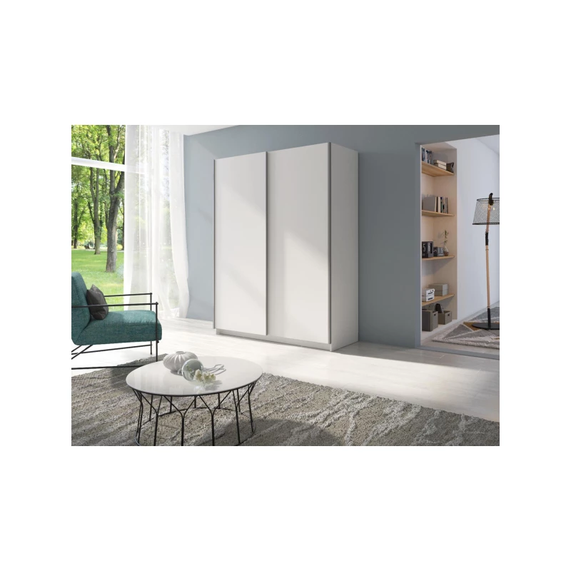 Breiter Kleiderschrank 180 cm LORICA - weiß