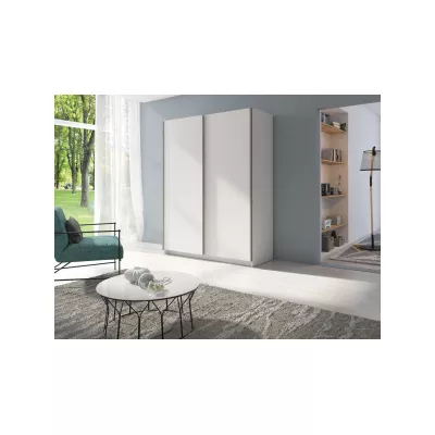 Breiter Kleiderschrank 180 cm LORICA - weiß