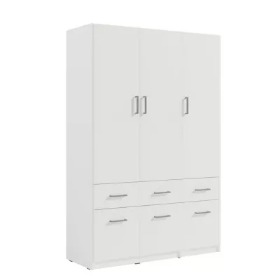 Erweiterung für kombinierten Kleiderschrank 136 cm CERETE 4 - weiß