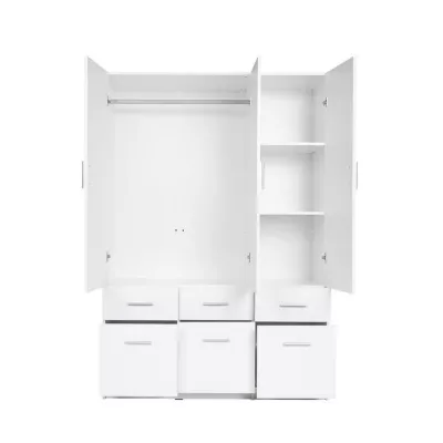 Erweiterung für kombinierten Kleiderschrank 136 cm CERETE 4 - weiß