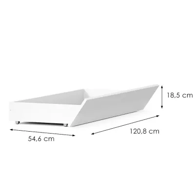 2x Schubladenset für TURBO Bett - weiß
