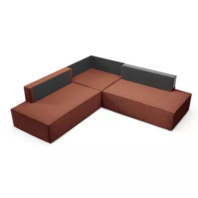 Eckschlafsofa WINDSOR 2 - Kupfer
