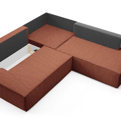 Eckschlafsofa WINDSOR 2 - Kupfer