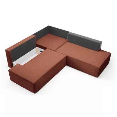 Eckschlafsofa WINDSOR 2 - Kupfer