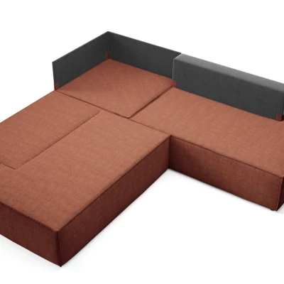 Eckschlafsofa WINDSOR 2 - Kupfer