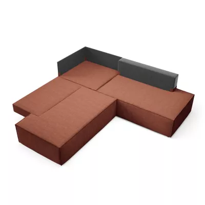 Eckschlafsofa WINDSOR 2 - Kupfer