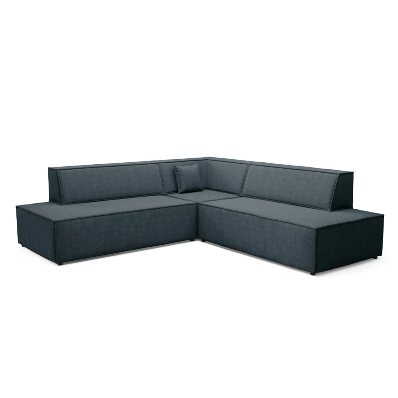 Eckschlafsofa WINDSOR 2 - blaugrau