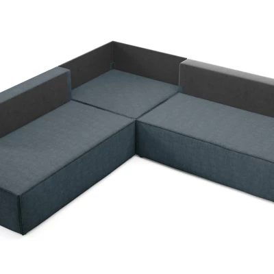 Eckschlafsofa WINDSOR 2 - blaugrau