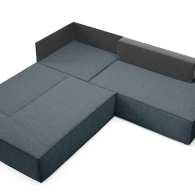 Eckschlafsofa WINDSOR 2 - blaugrau