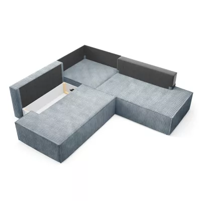 Eckschlafsofa WINDSOR 2 - Dunkelasche