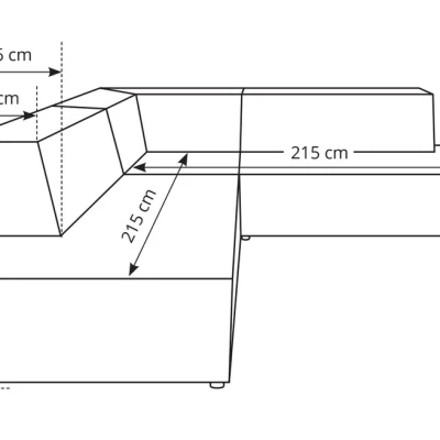 Eckschlafsofa WINDSOR 2 - Mausgrau