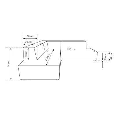 Eckschlafsofa WINDSOR 2 - beige