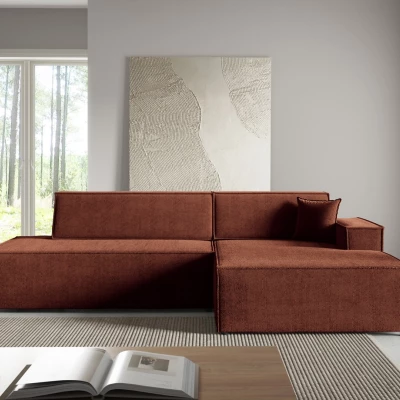 Ecksofa mit Stauraum WINDSOR 1 - Kupfer, rechte Ecke