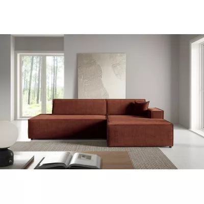 Ecksofa mit Stauraum WINDSOR 1 - Kupfer, rechte Ecke