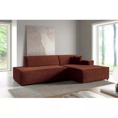 Ecksofa mit Stauraum WINDSOR 1 - Kupfer, rechte Ecke