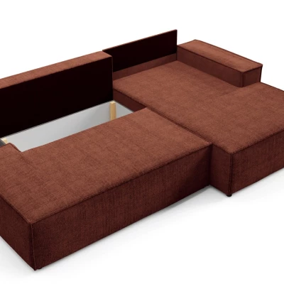 Ecksofa mit Stauraum WINDSOR 1 - Kupfer, rechte Ecke
