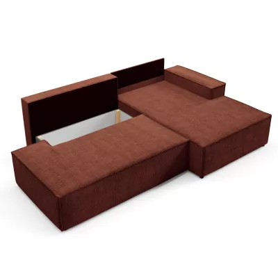 Ecksofa mit Stauraum WINDSOR 1 - Kupfer, rechte Ecke