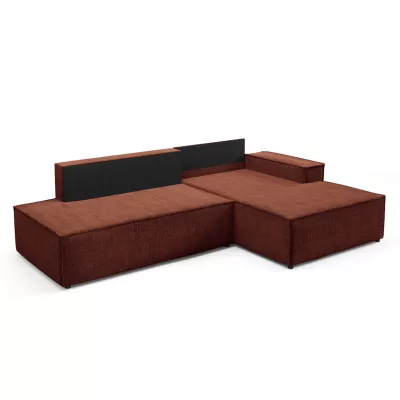 Ecksofa mit Stauraum WINDSOR 1 - Kupfer, rechte Ecke